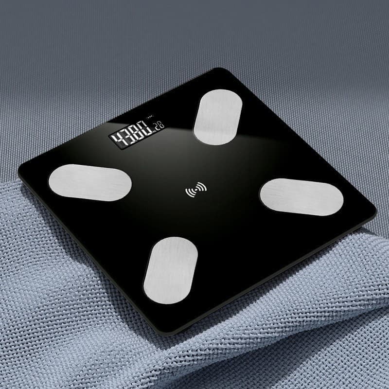 High Precision Digital Bathroom Scales with Clear LCD Display - Default