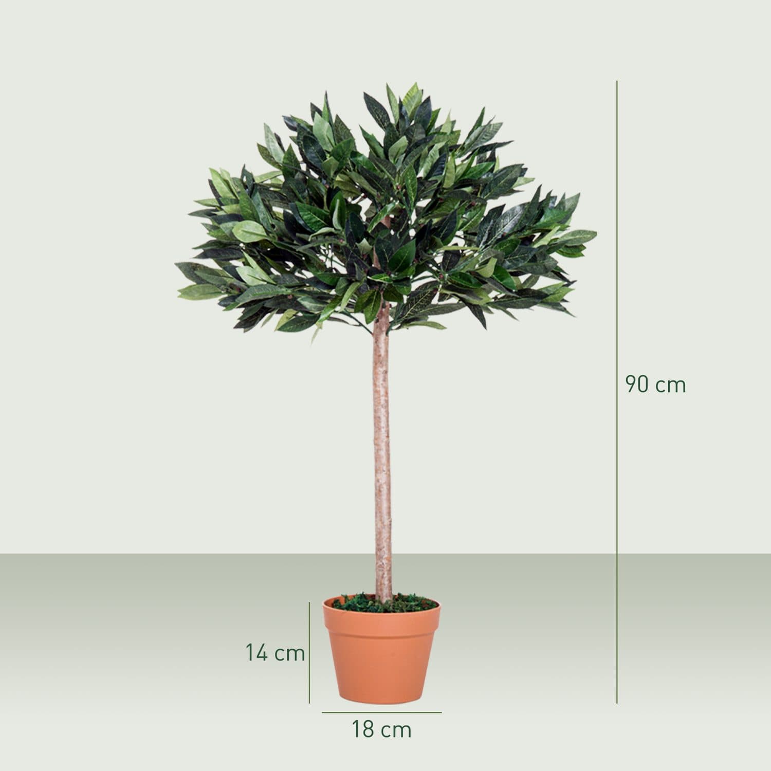 Lifelike 3ft Artificial Olive Tree - image 3