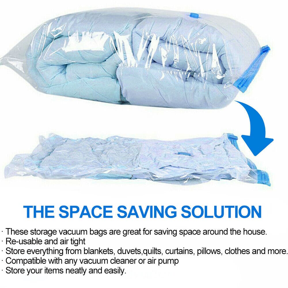 Reclaim Wardrobe Space with 12 Vacuum Storage Bags - image 2