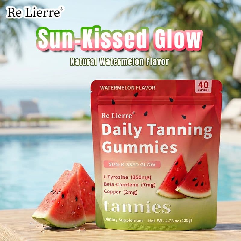Re Lierre Daily Tanning Gummies, Watermelon - image 5