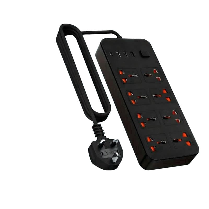 8 Gang Extension Lead with USB Ports - image 2