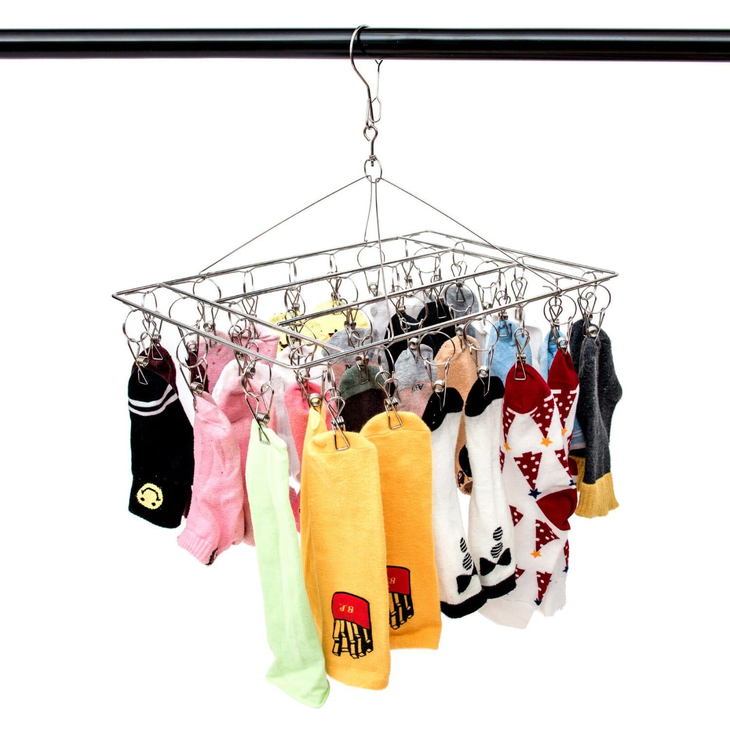 Stainless Steel Sock Hanger for Effortless Air Drying - image 5