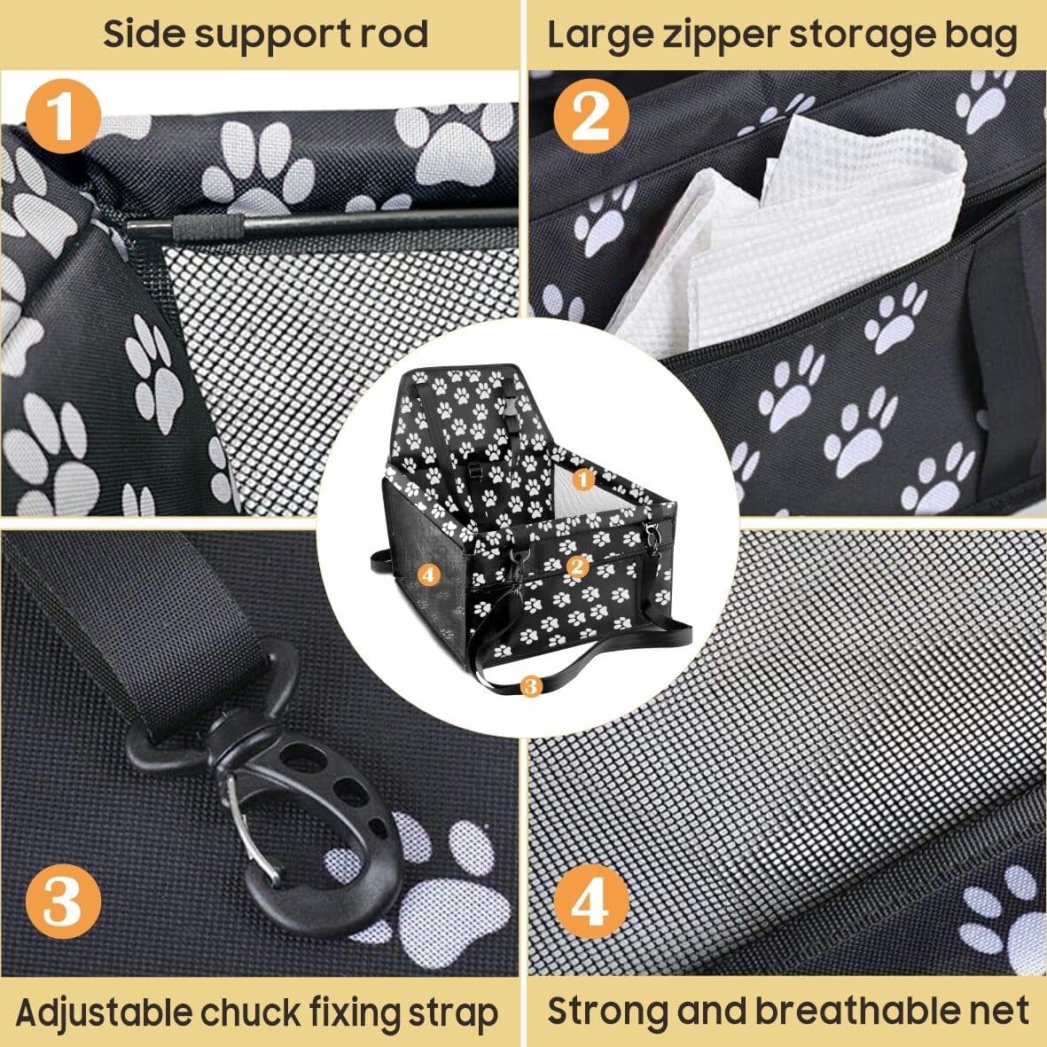 Portable Dog Car Seat & Travel Booster - image 10
