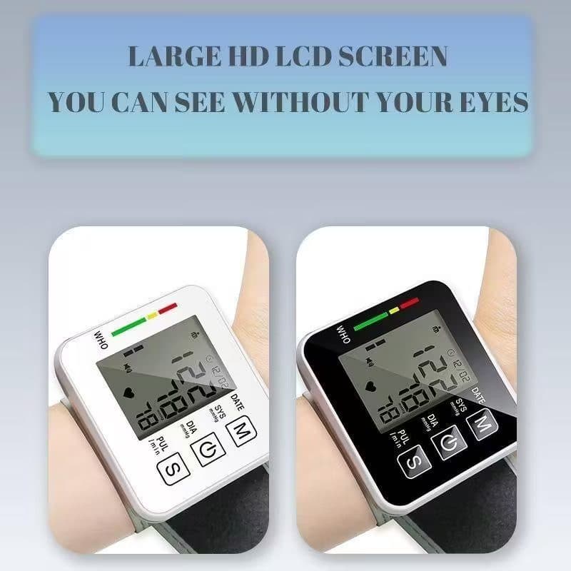 Smart Wrist Blood Pressure Monitor with Voice Announcement - image 6