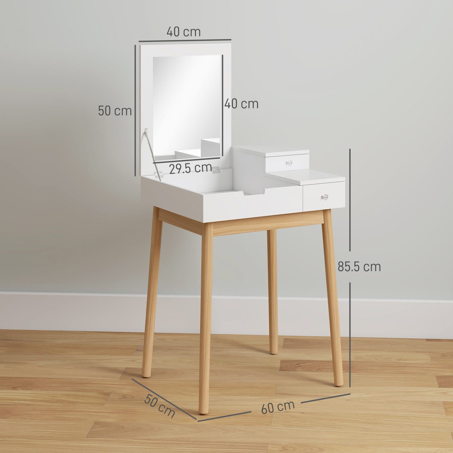 2-in-1 Vanity & Writing Desk - image 5