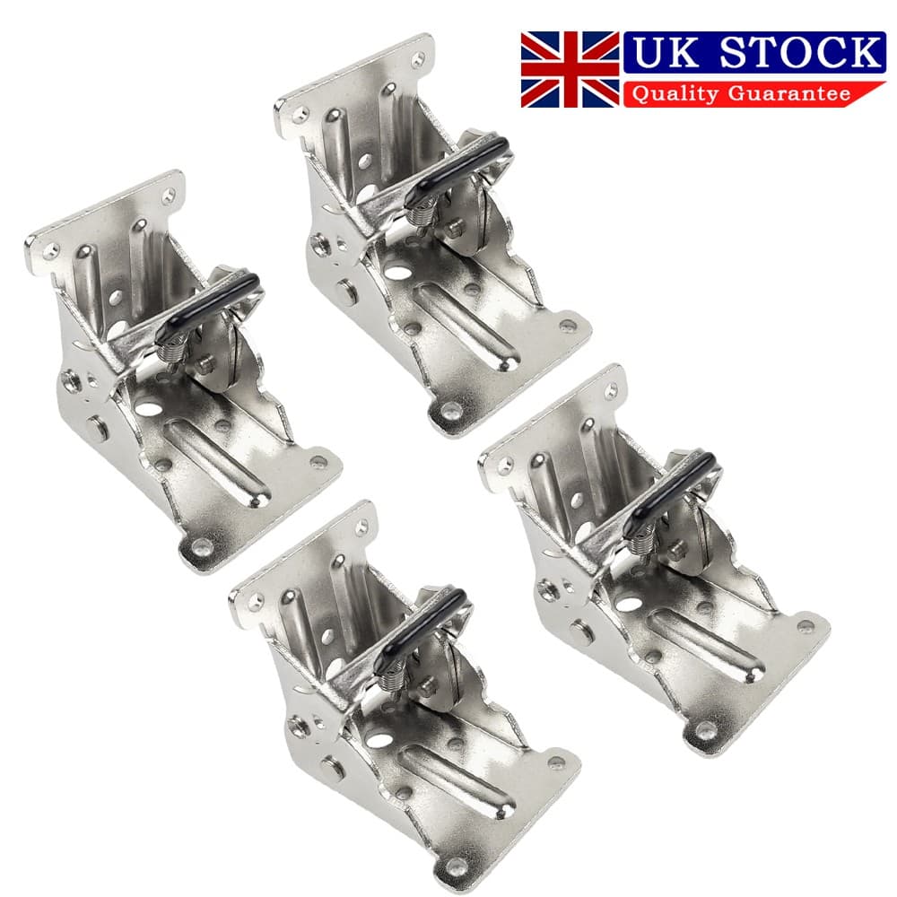 Heavy-Duty Folding Leg Brackets with Self-Locking Hinges (4-Pack) - image 10