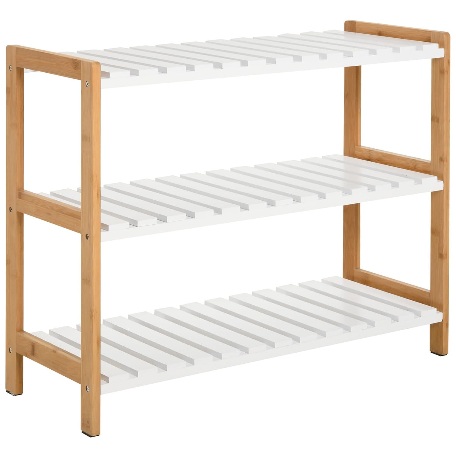 3-Tier Wooden Shoe Rack
