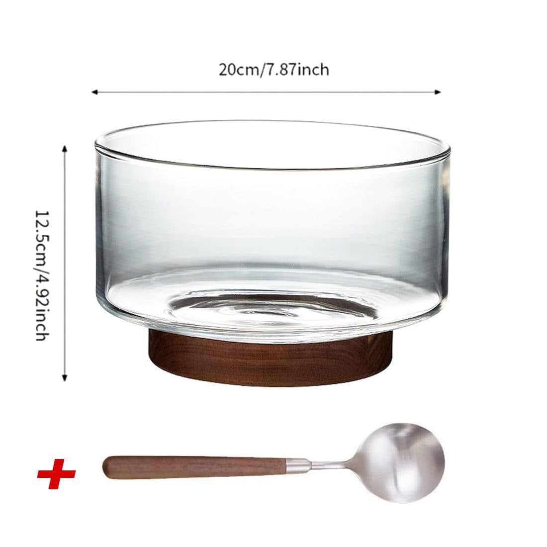 A Glass Bowl and Wooden Spoon Set for the Modern Table - image 6