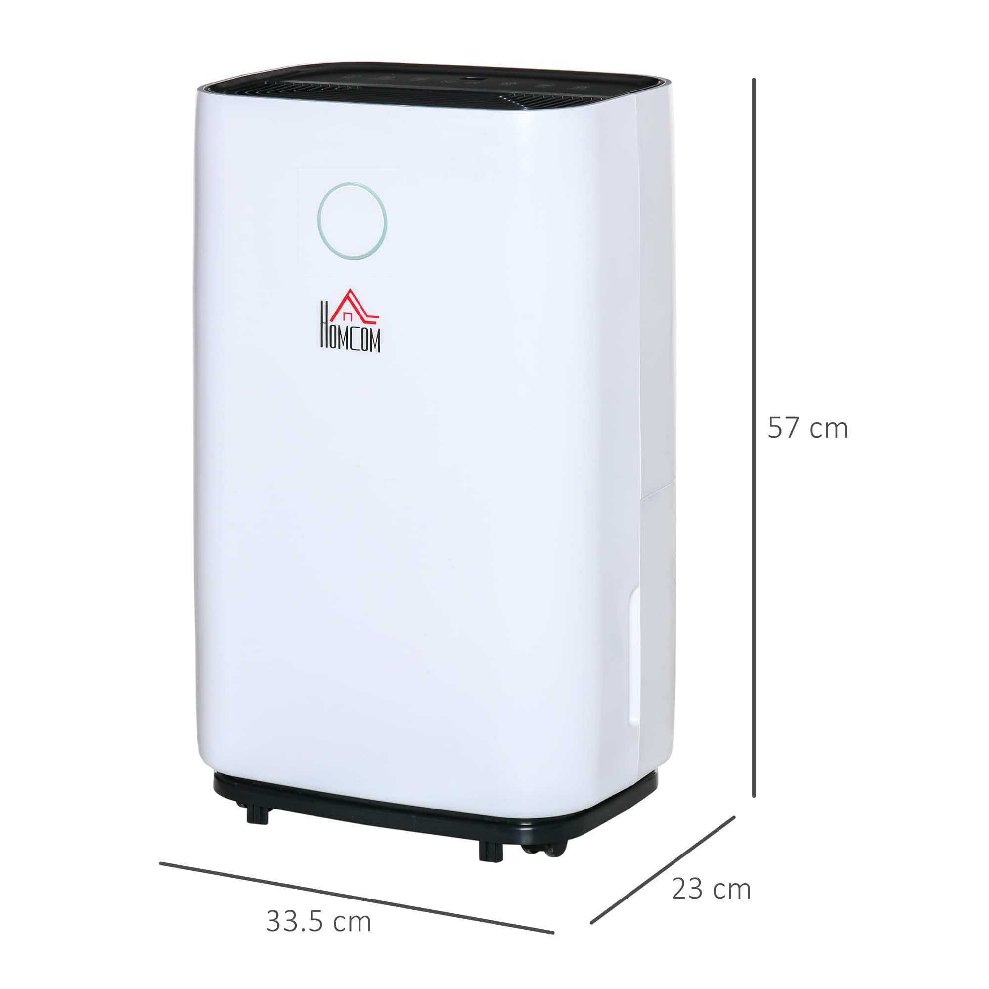 16-Litre Portable Dehumidifier with LED Display and 24H Timer - image 3