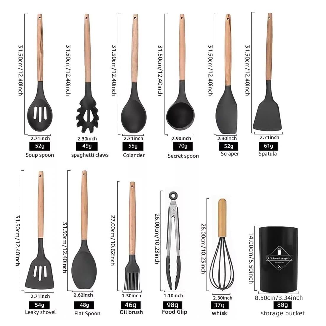 A Complete Kitchen Utensil Set Built for Non-Stick Cookware - image 1