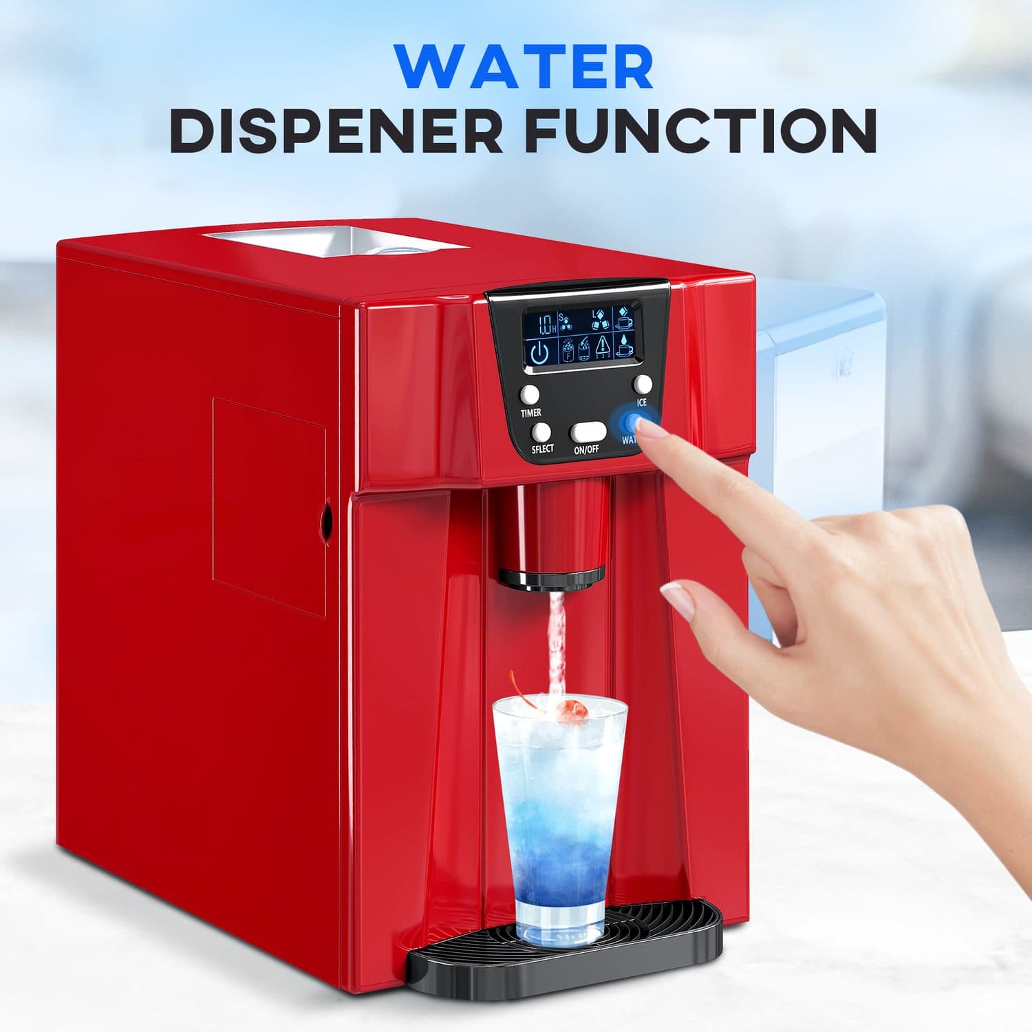 Compact Ice Maker and Water Dispenser with 3-Litre Tank - image 5