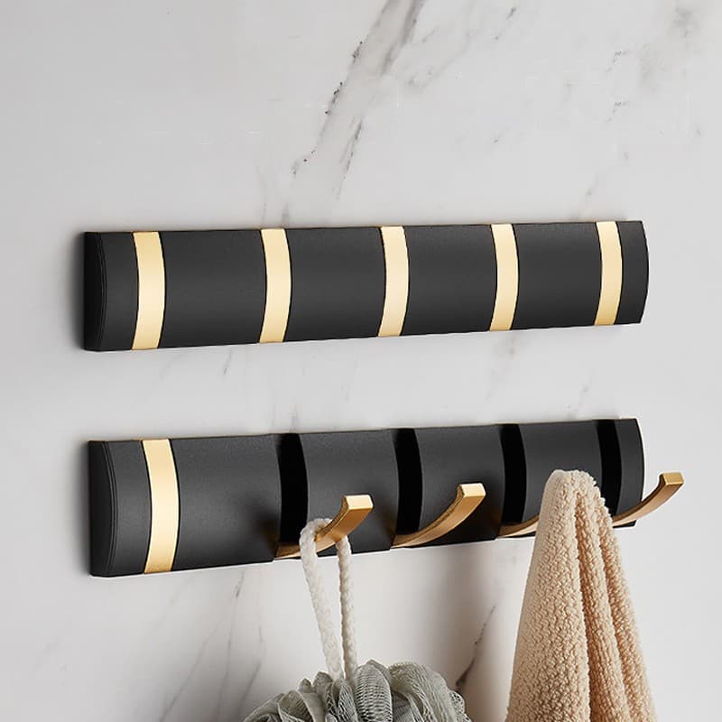 Wall Mounted Coat Rack with 5 Smart, Foldable Hooks - image 7