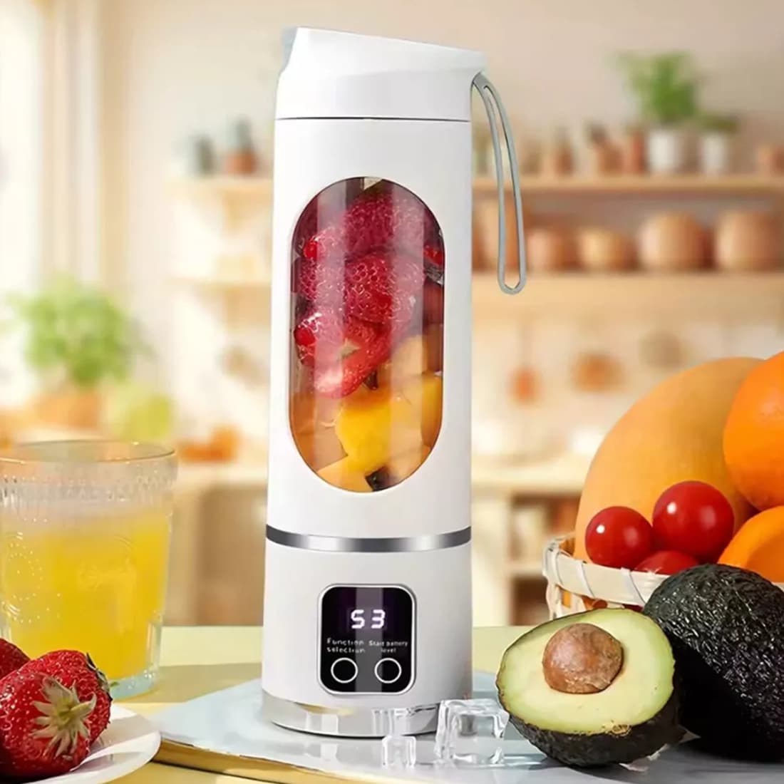 Portable USB Rechargeable Blender Cup – 450ml - image 1