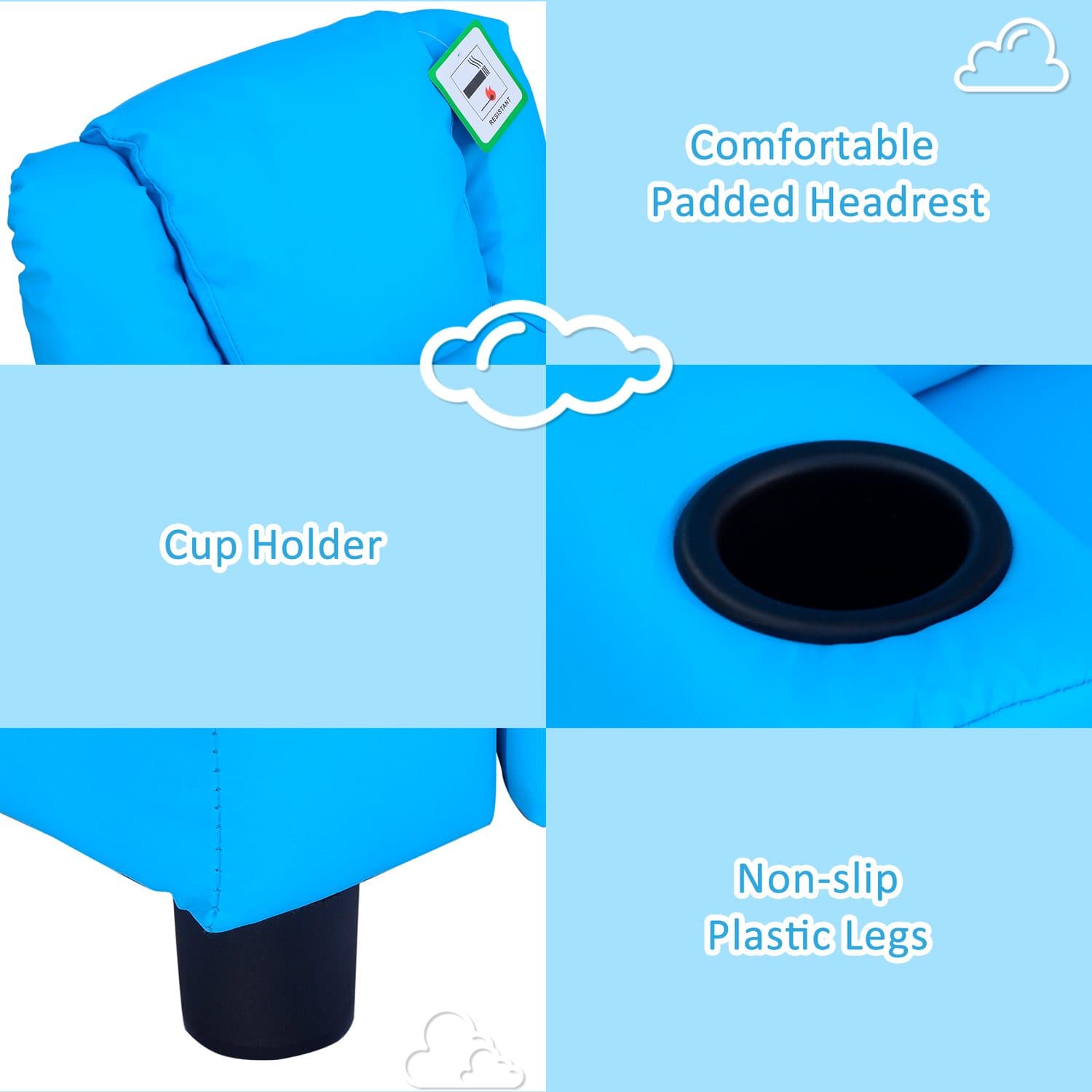 Blue Kids Recliner - image 1