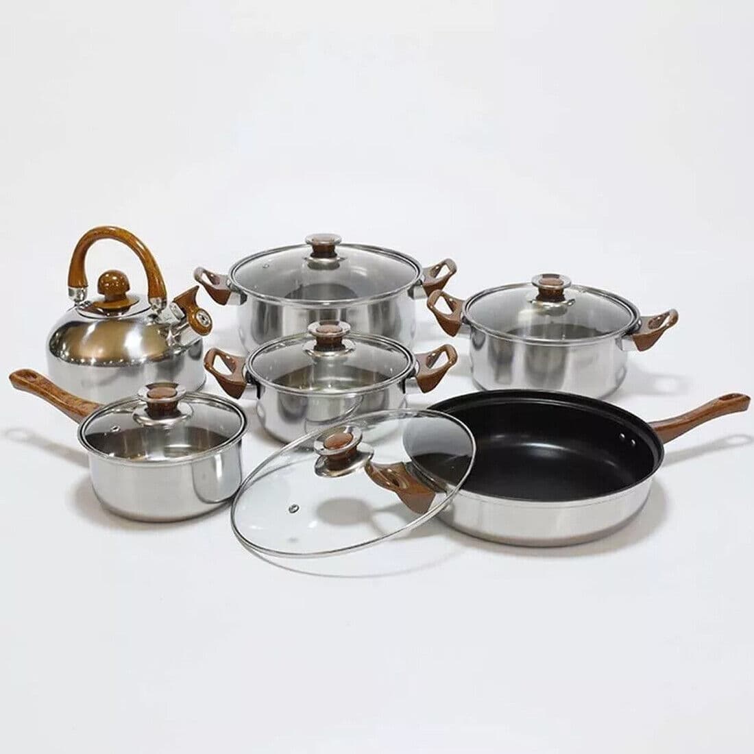 Complete Your Kitchen with a 12-Piece Stainless Steel Cookware Set - image 9