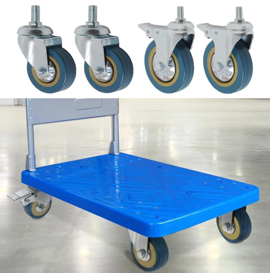 Heavy Duty 50mm Swivel Castor Wheels | Set of 4 - image 1