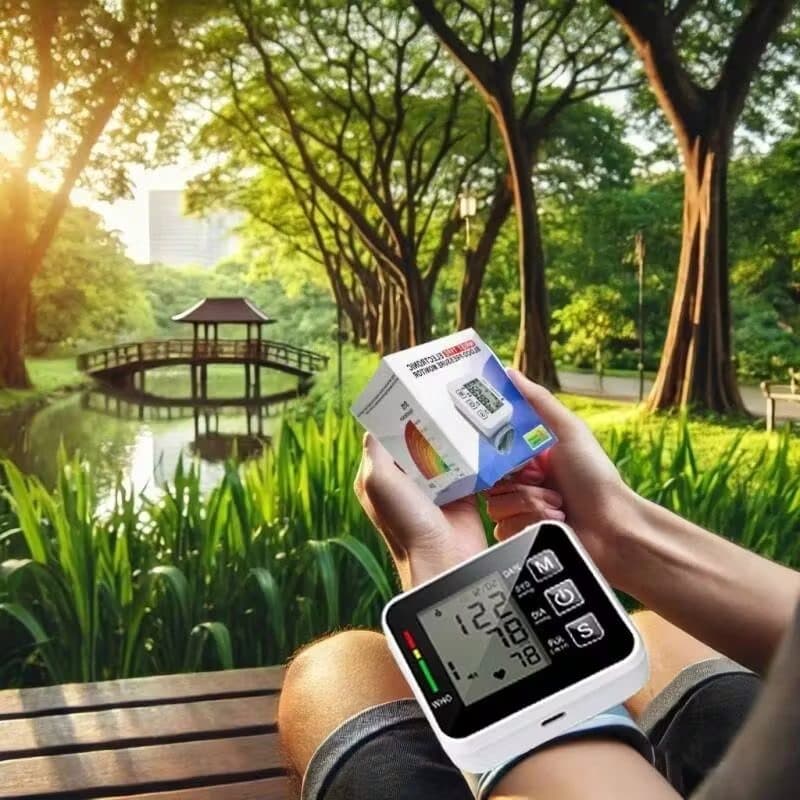 Smart Wrist Blood Pressure Monitor with Voice Announcement - image 8