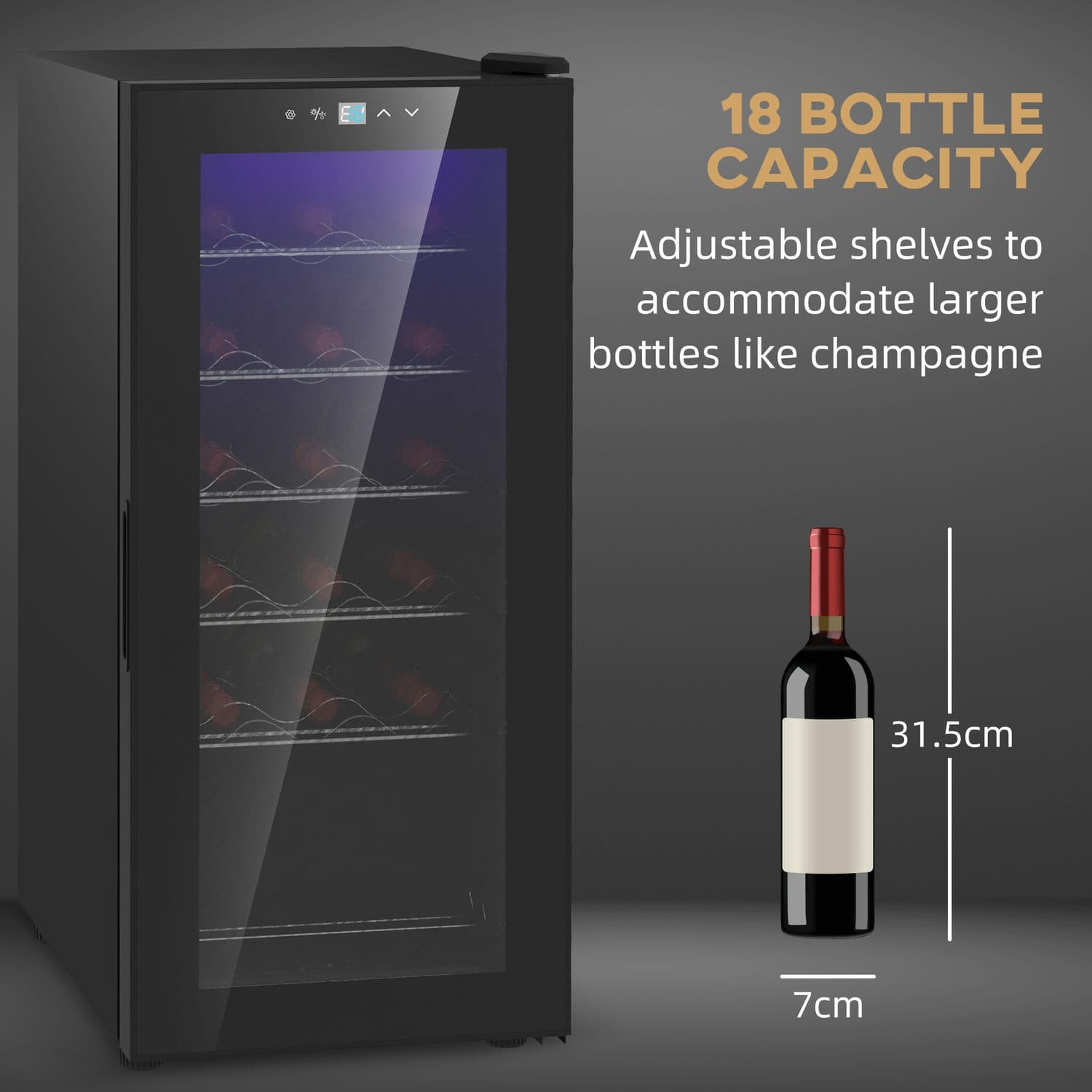 Keep 18 Bottles Perfectly Chilled at Any Temperature - image 1