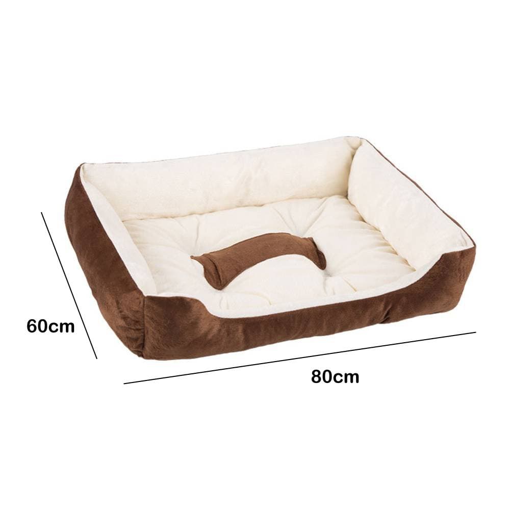 Large Plush Pet Bed for Warm Cosy Lounging