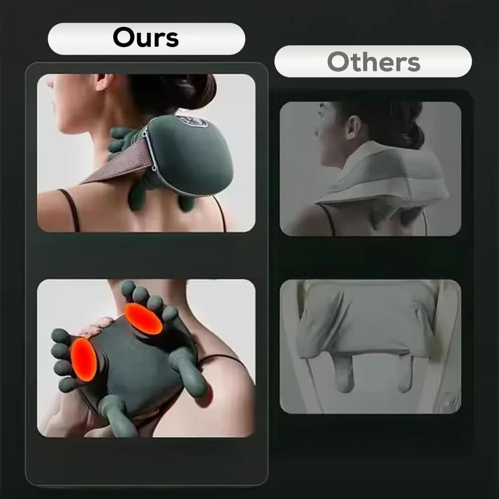 Heated Hand-Shaped Neck & Shoulder Massager - image 3
