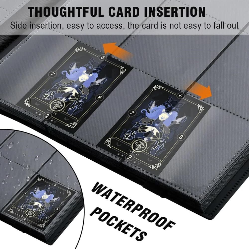 360-Pocket Card Collection Binder with Elastic Strap Closure - image 10