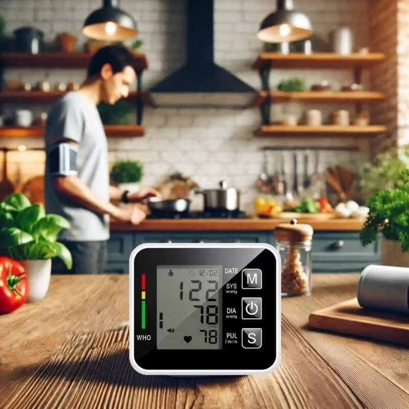 Smart Wrist Blood Pressure Monitor with Voice Announcement - image 2