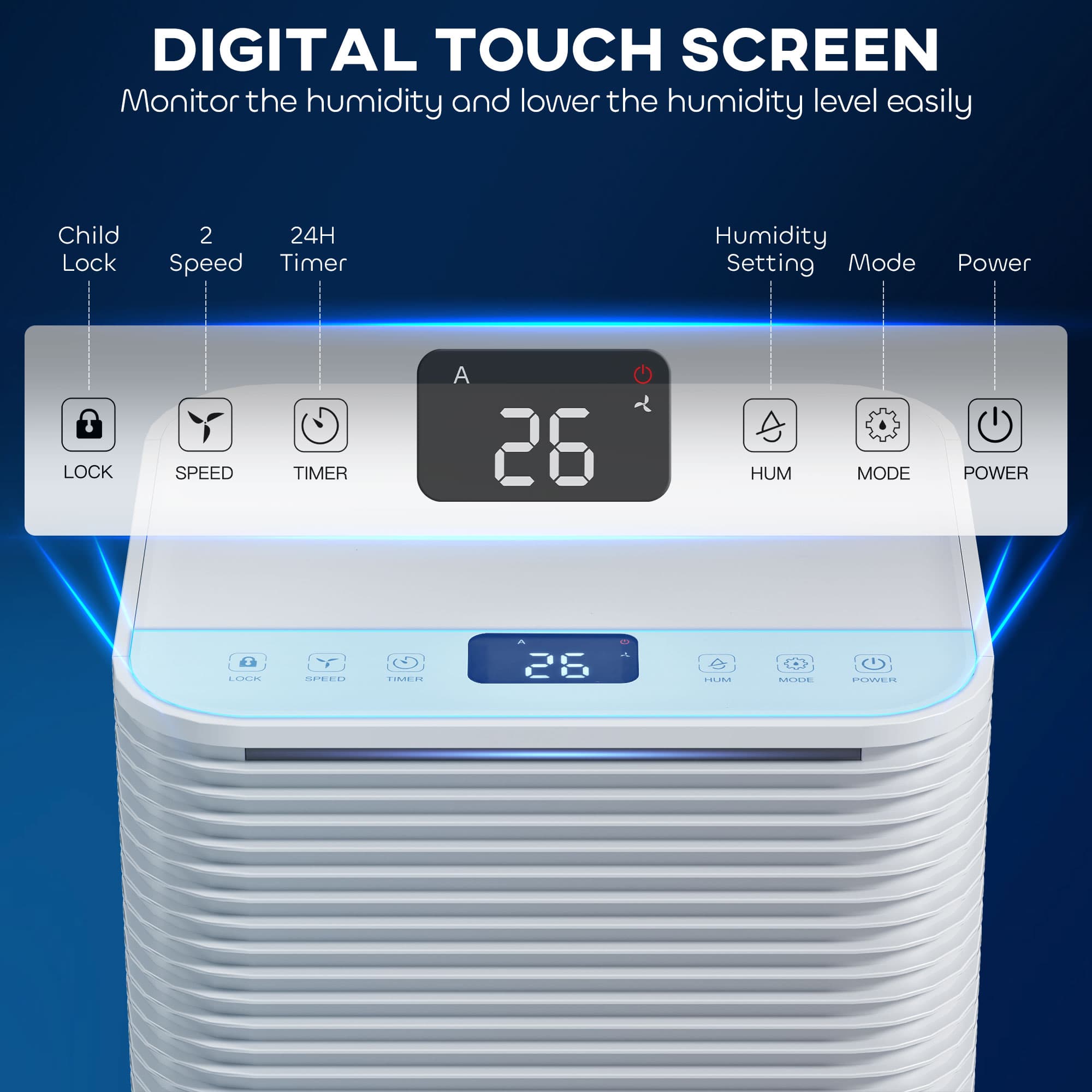 Compact 10L Dehumidifier for Damp and Laundry Drying - image 2