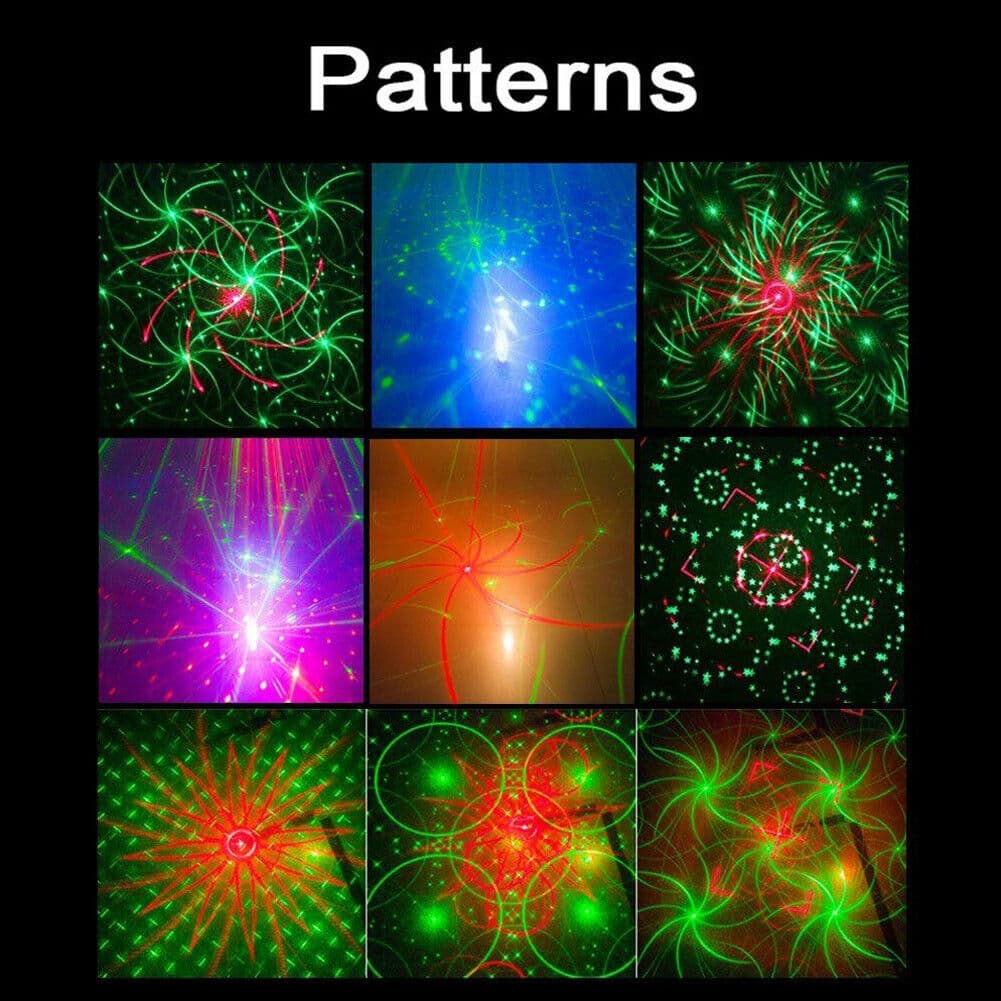 Compact RGB laser party light with remote control - image 2
