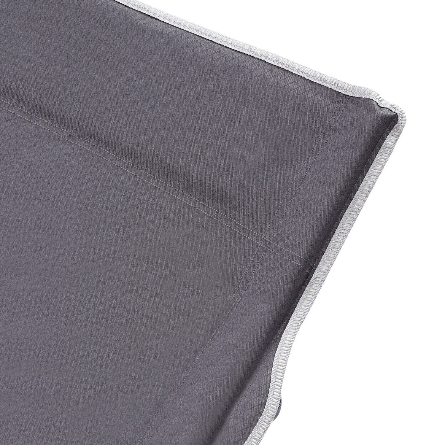 Folding Single Bed with Quilted Grey Mat for Camping and Guests - image 9
