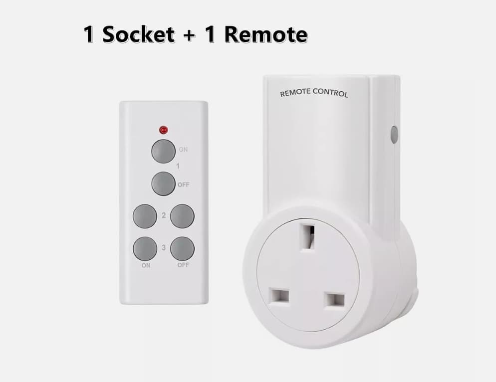 Remote Control UK Plug Socket Switch Set - image 9