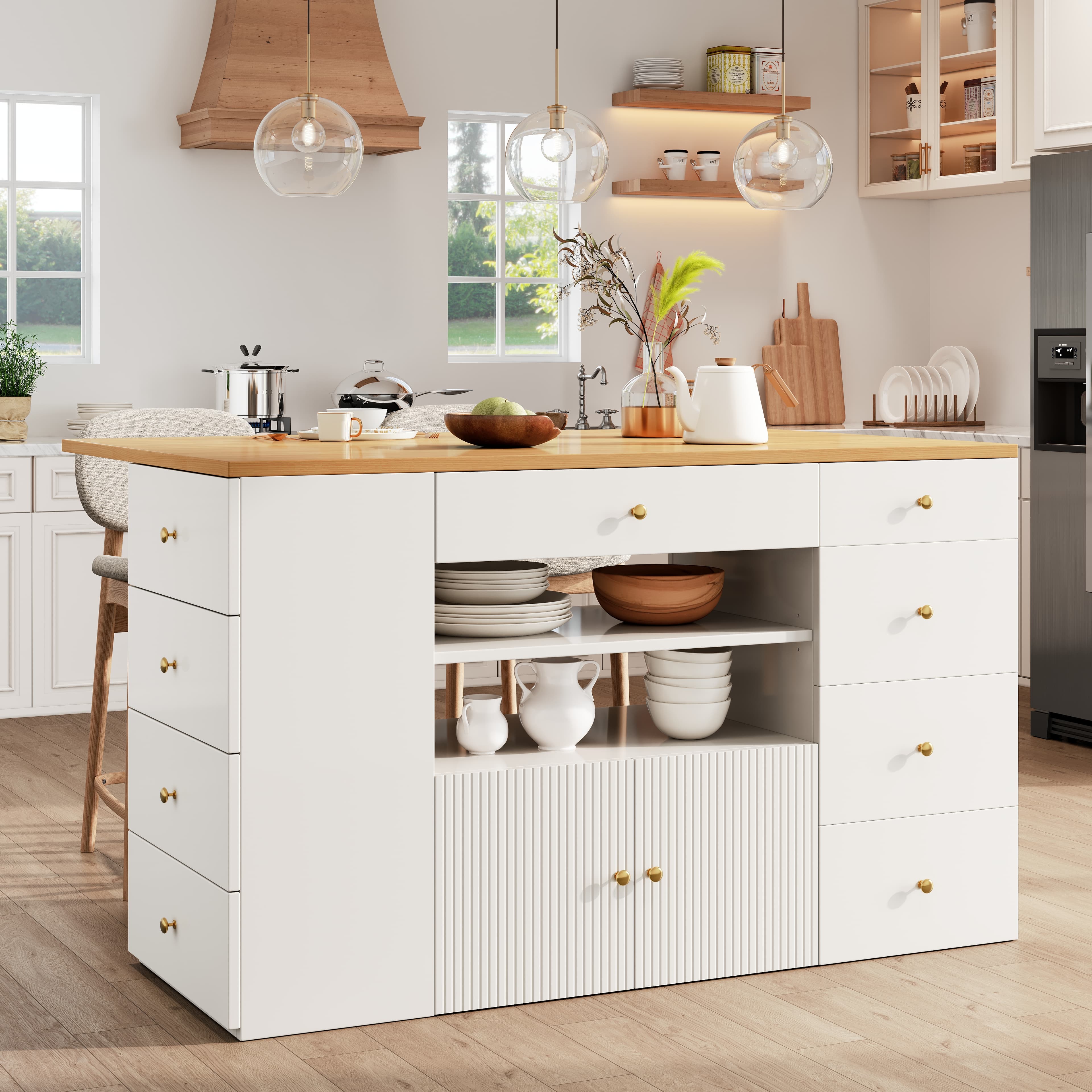 Kitchen Islands with Seating