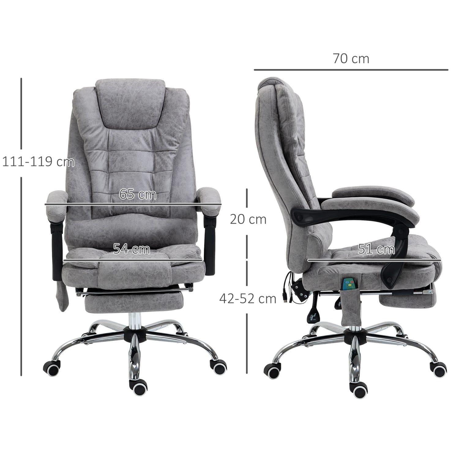 Heated Massage Office Chair - image 1
