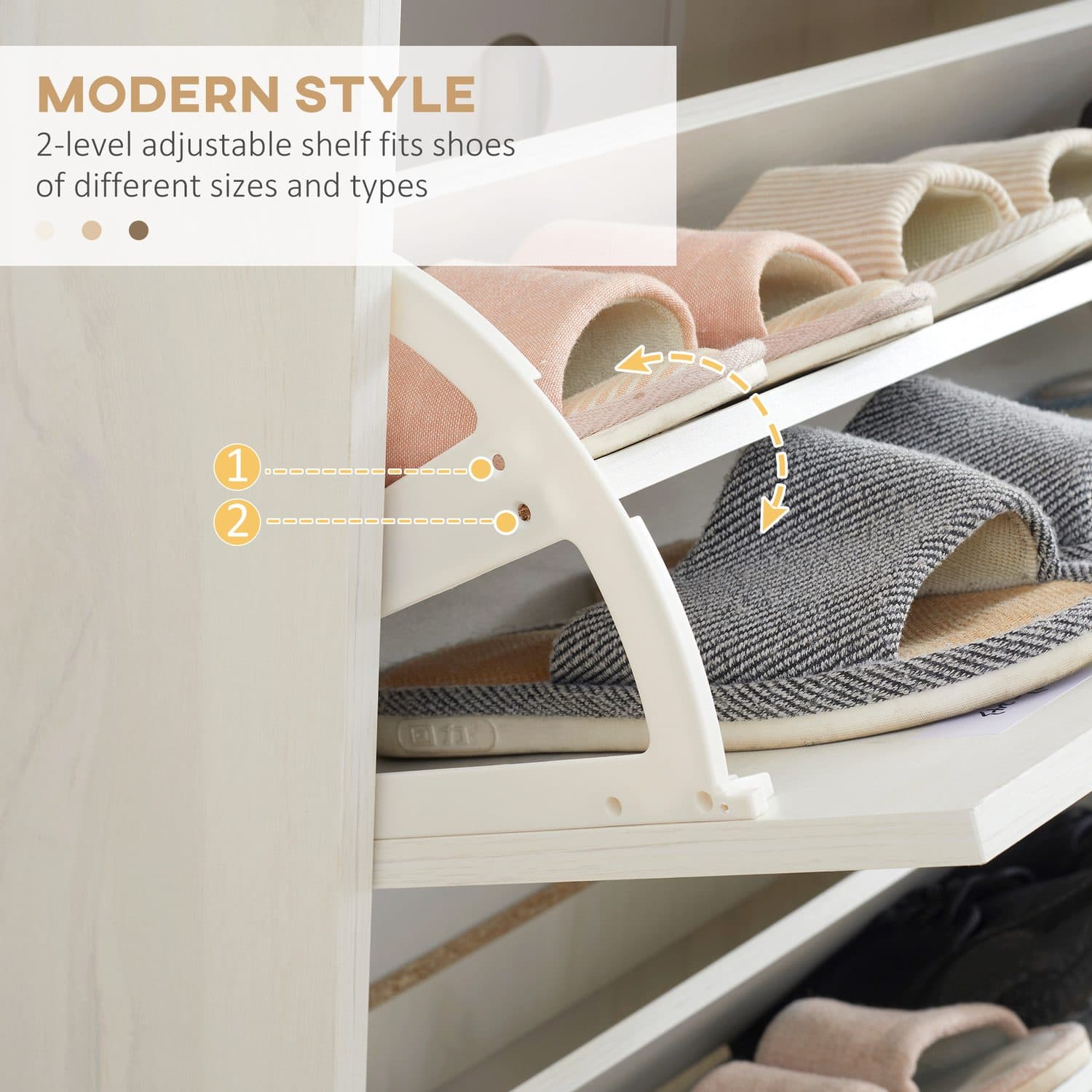 Slim 3-Drawer Shoe Cabinet - image 3