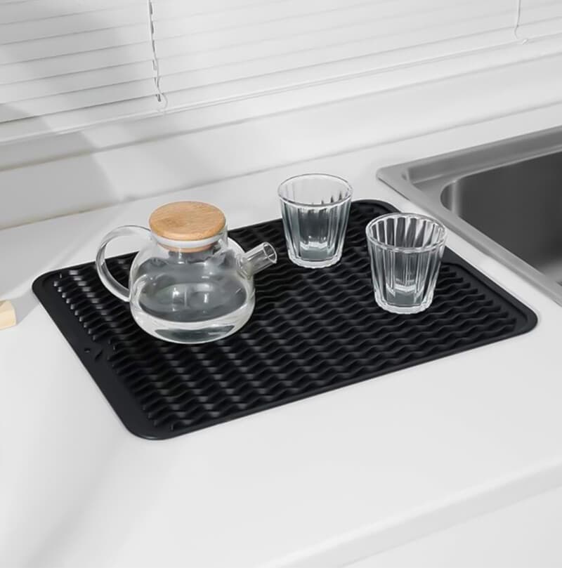 Silicone Dish Drying Mat for Sinks and Worktops - image 5