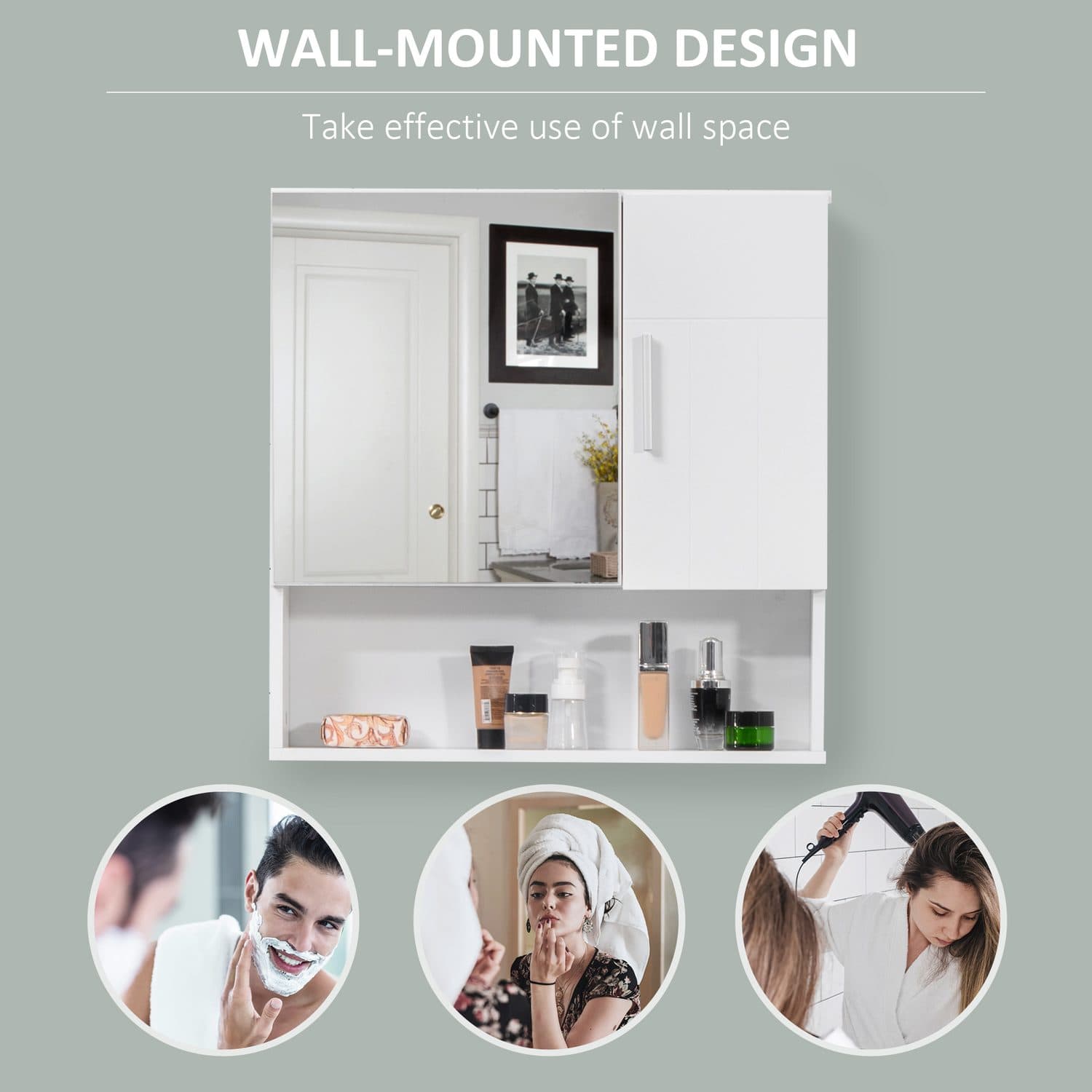 White Mirror Cabinet - image 5