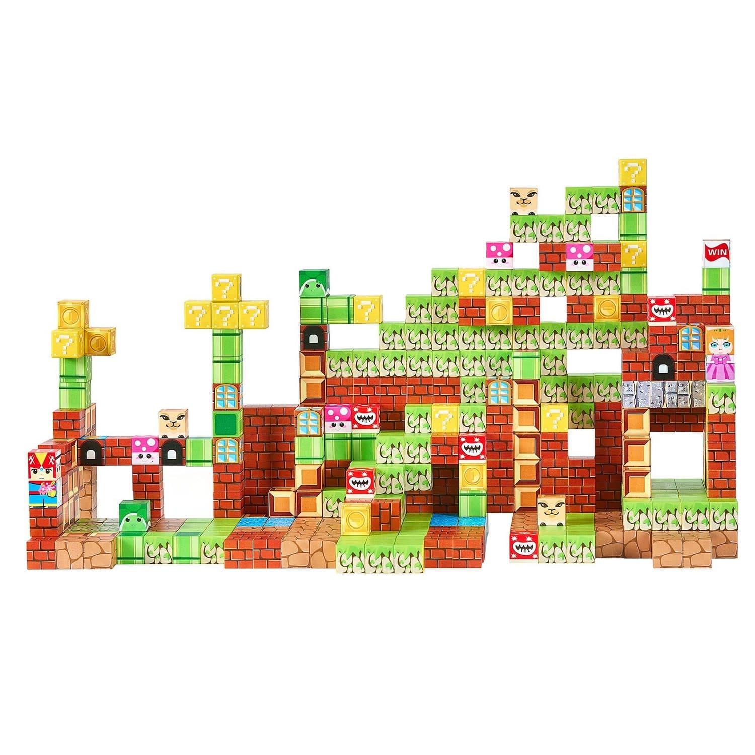 100 Piece Magnetic Building Blocks Set for Kids - CLKGNBMLACJ1X74U6001V0