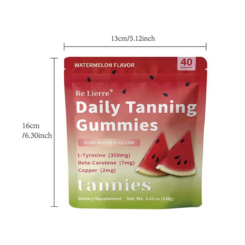 Re Lierre Daily Tanning Gummies, Watermelon - image 4