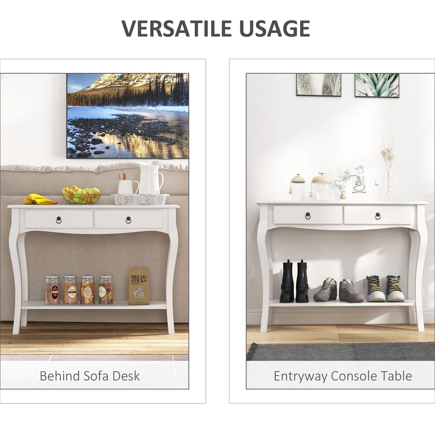 Ivory Console Table - image 4