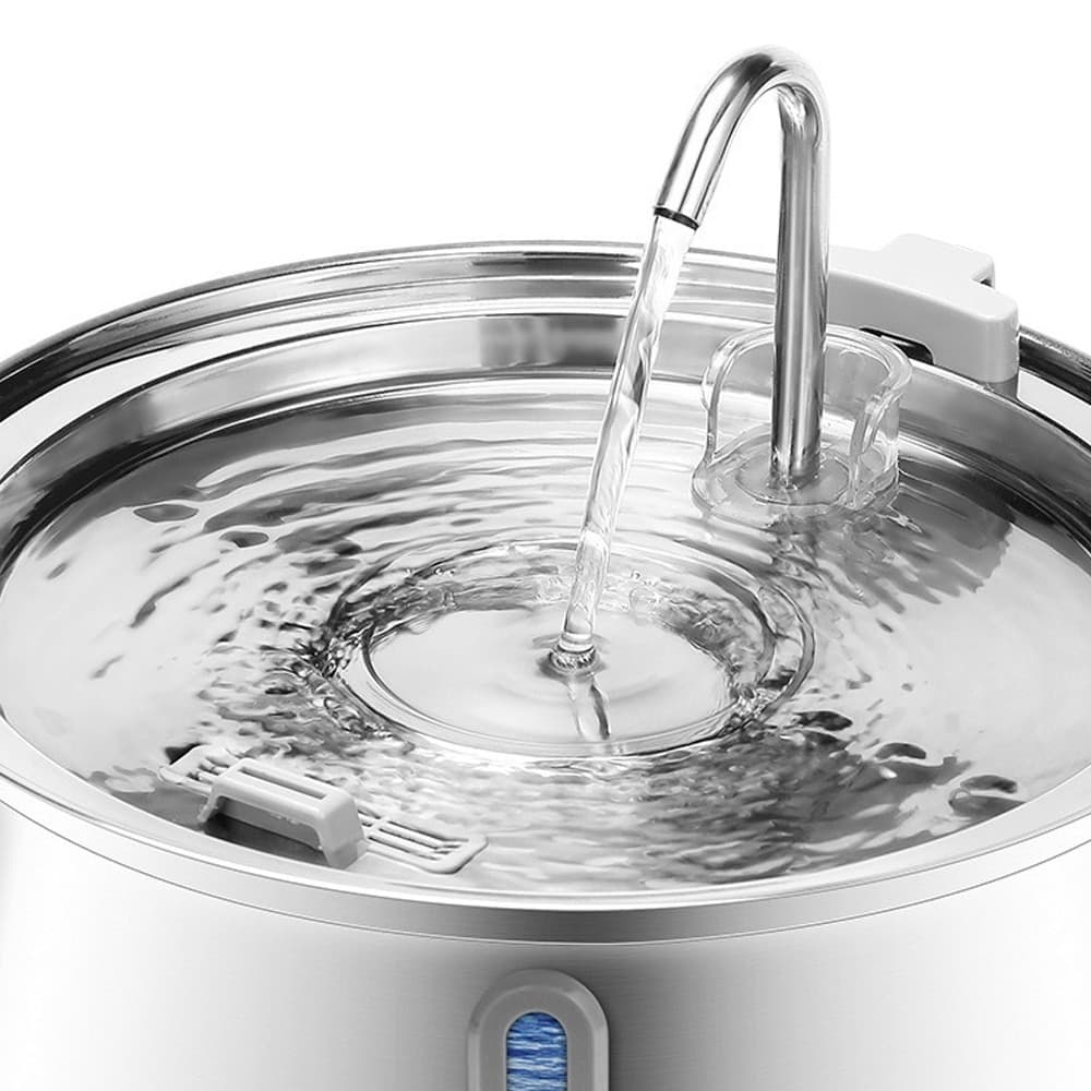 4L Stainless Steel Pet Water Fountain with LED & Multi-Filter - image 10