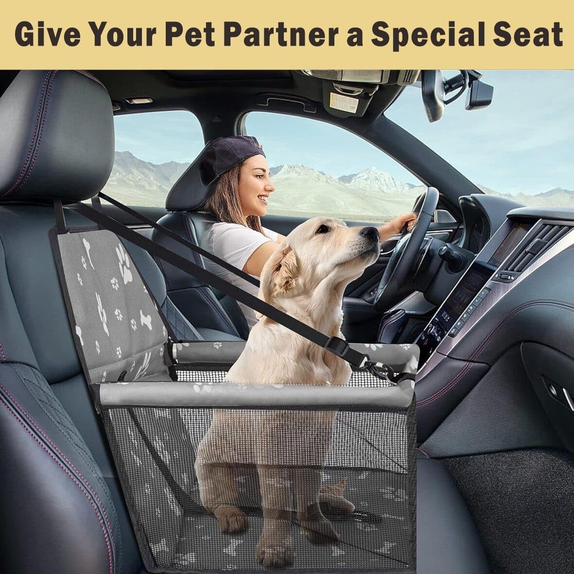Portable Dog Car Seat & Travel Booster - image 1
