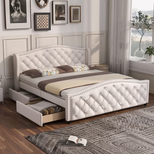 Chic Bed & Hidden Storage - image 5