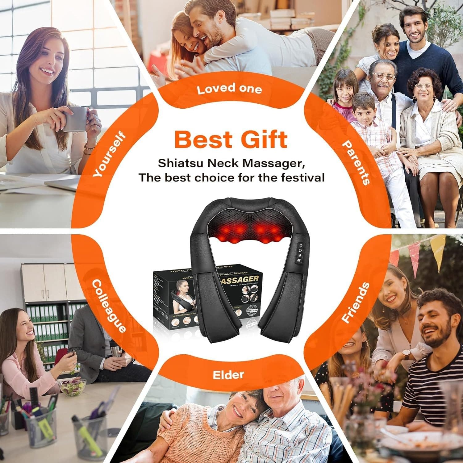 Ease tired muscles with a heated neck massager - image 1