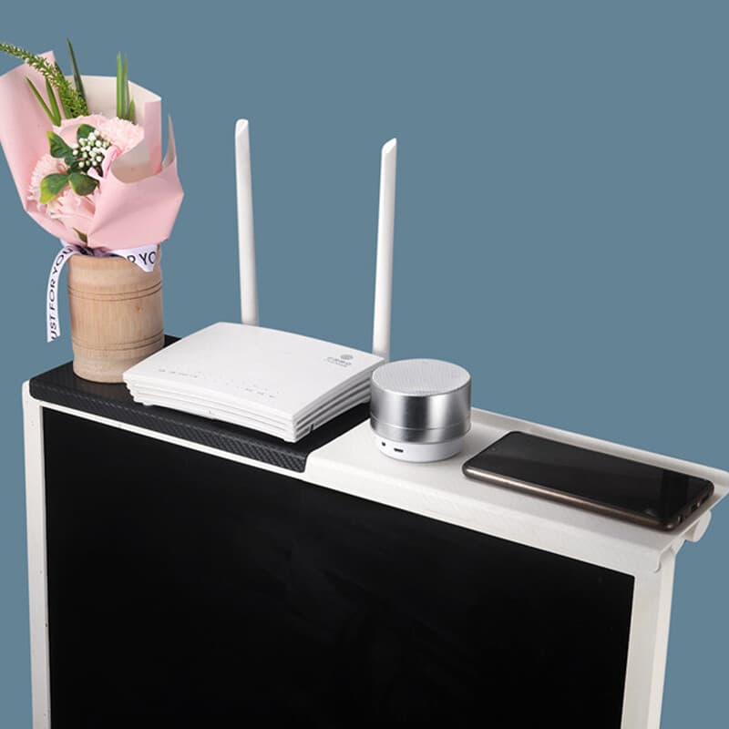 Adjustable Screen Top Shelf for TV and Monitor Storage - image 1
