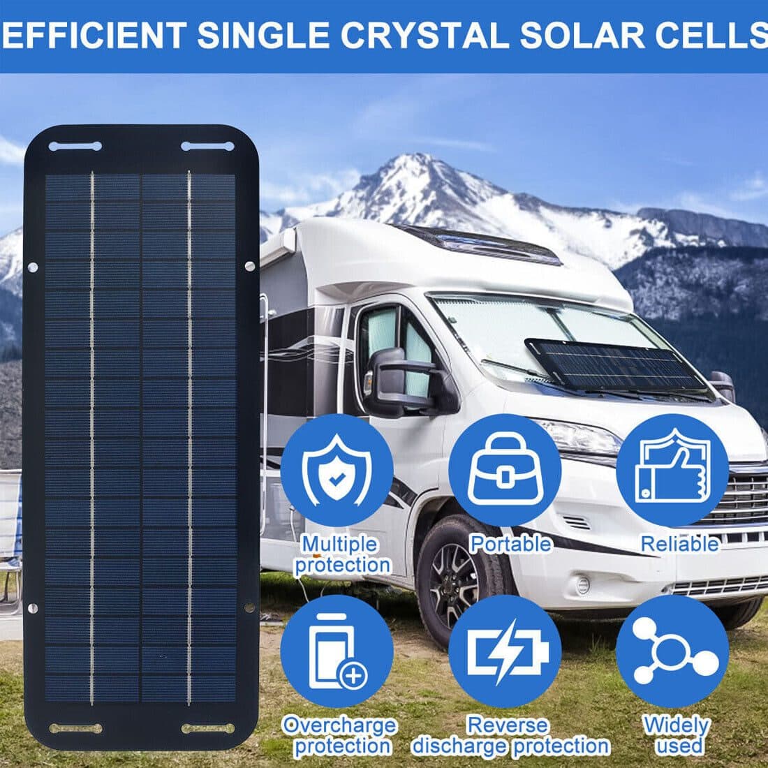 Maintain 12V batteries with a compact 30W solar panel - image 3