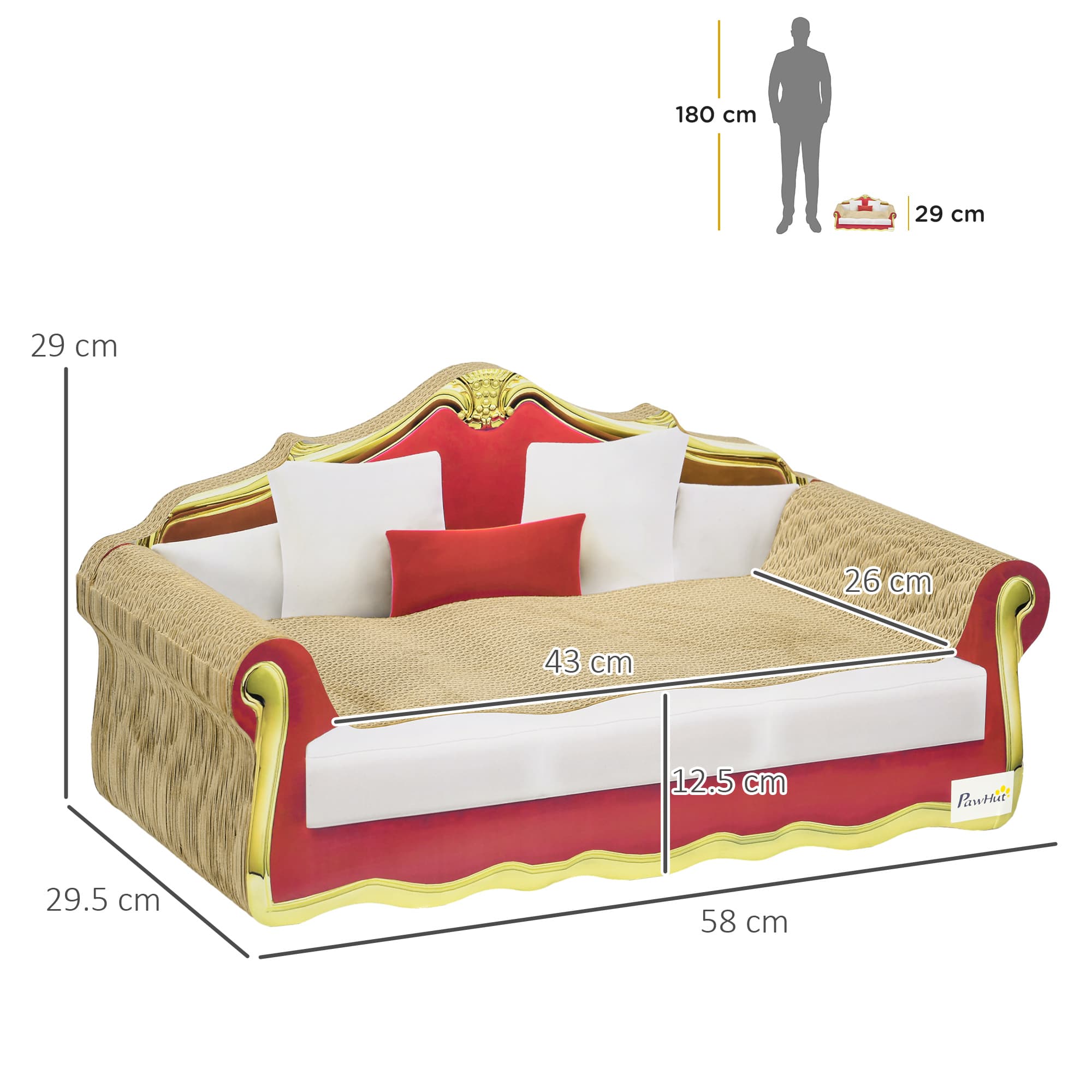 A Baroque-Style Cat Lounge with Built-In Scratching Sides - image 4