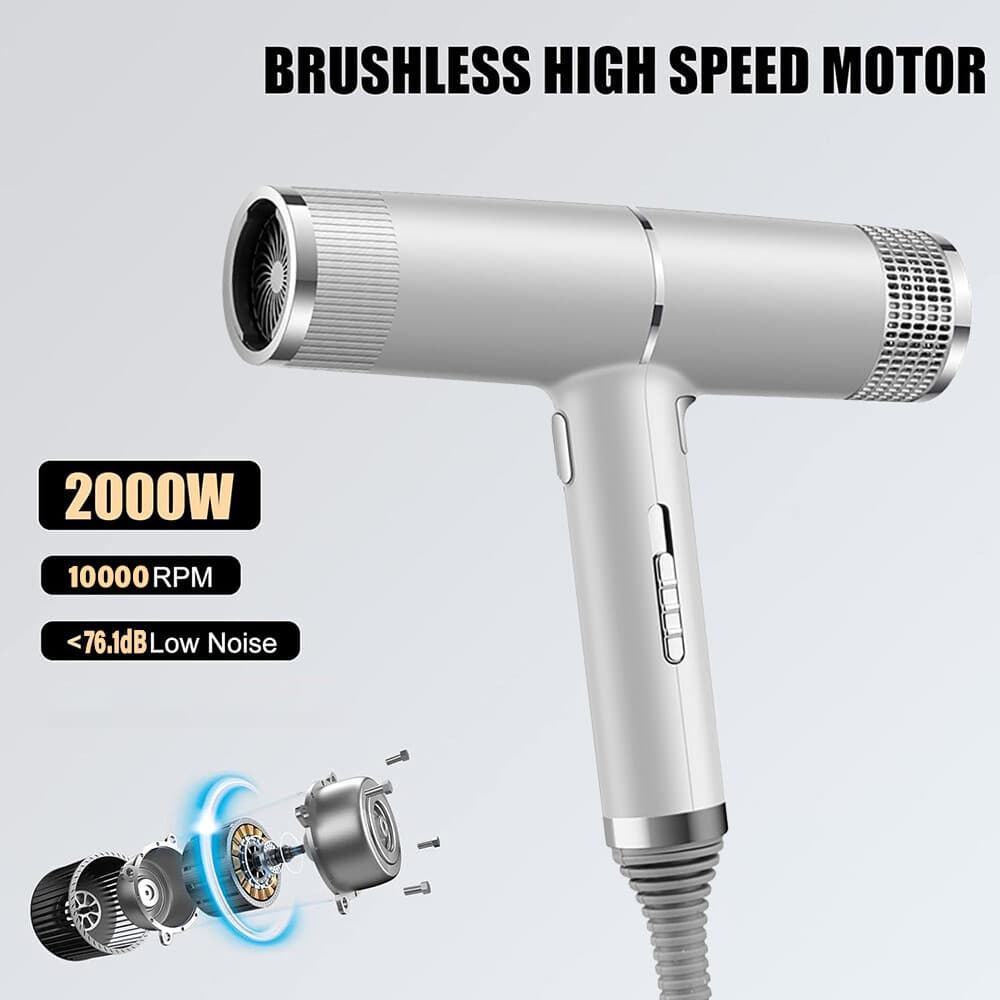 3-in-1 Professional Style Hair Dryer With Nozzle Concentrator - image 5