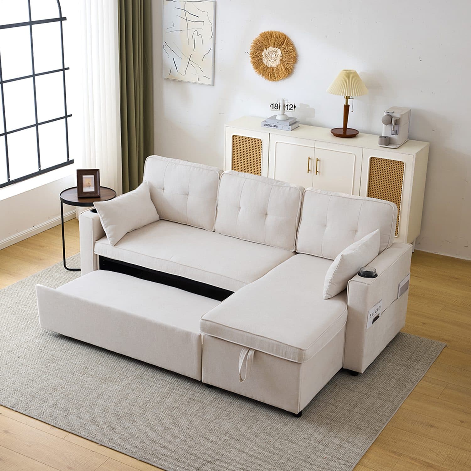 3-in-1 L-Shaped Sofa Bed - image 5