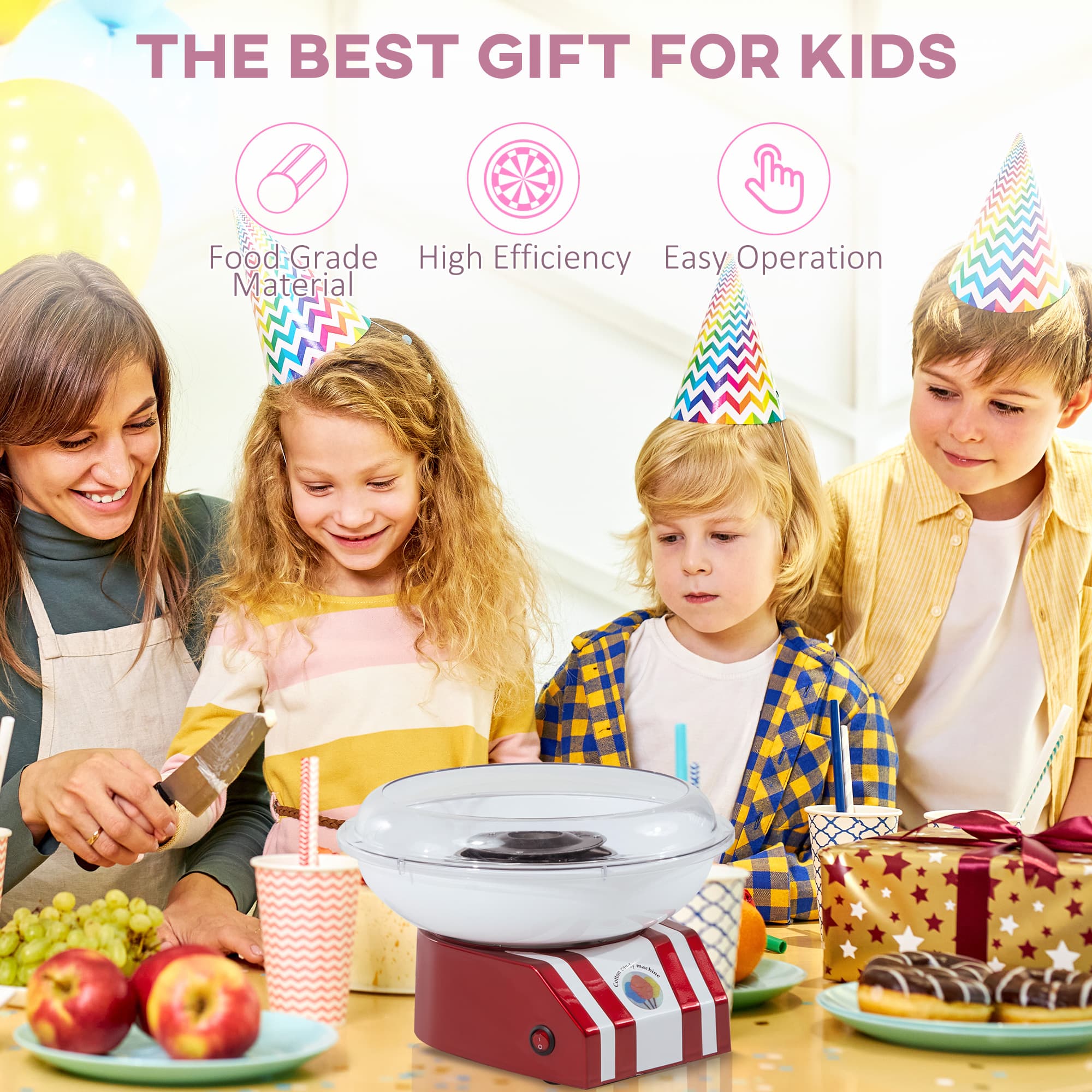 Make Candyfloss at Home with This 550W Retro Candyfloss Machine - image 2