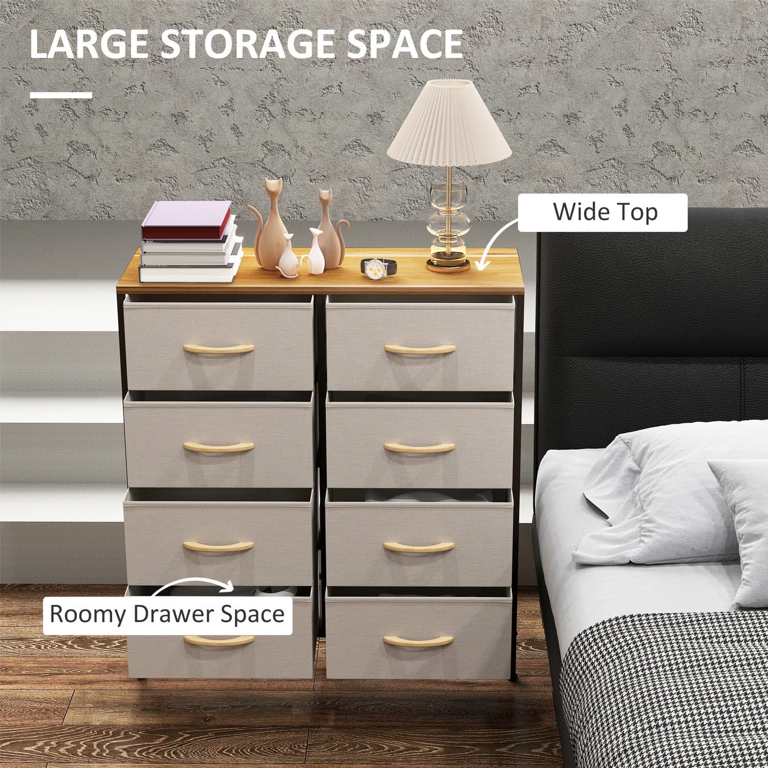 8-Drawer Fabric Chest - image 2