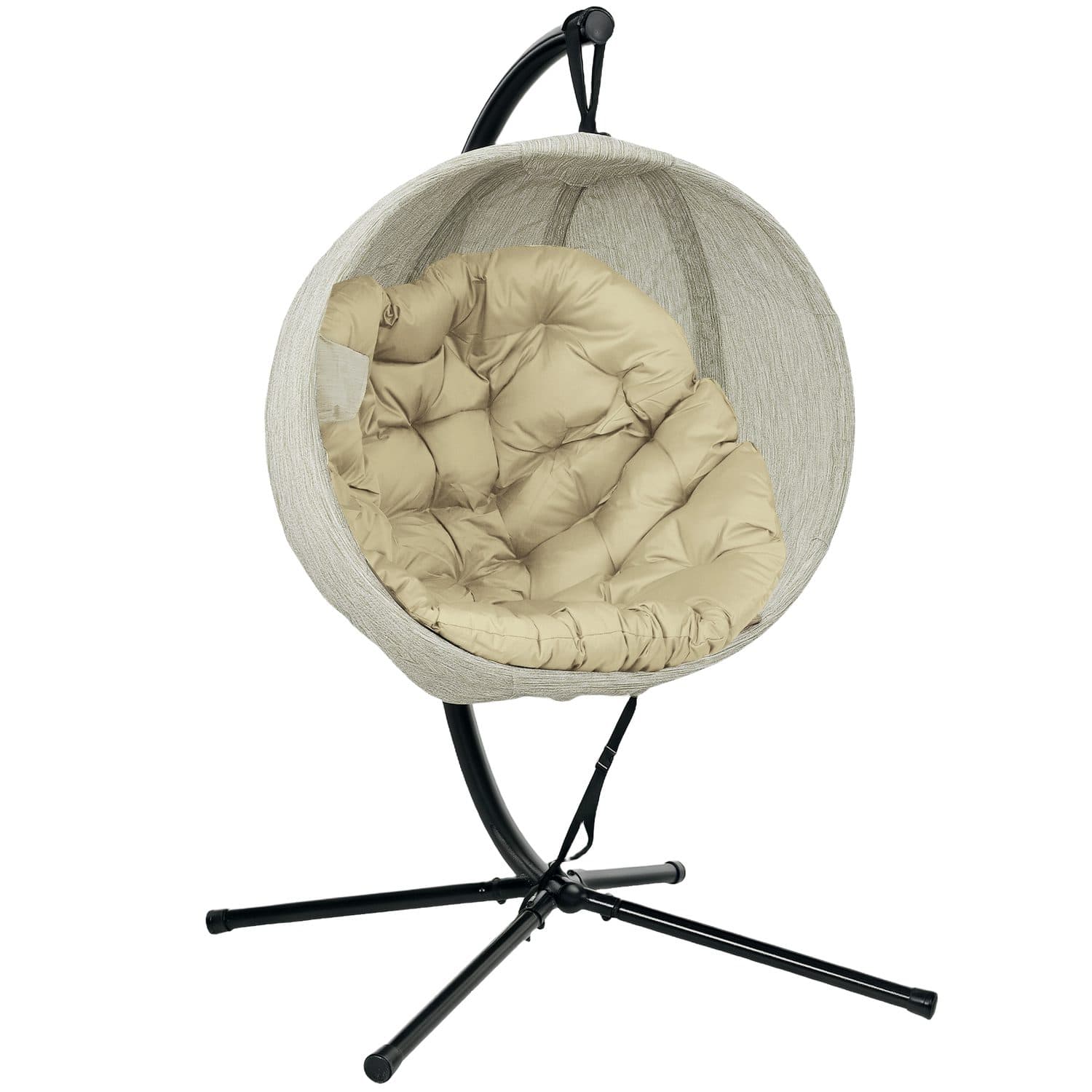 Khaki Hanging Egg Chair - Khaki
